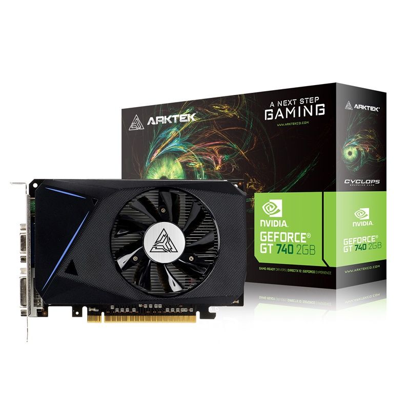 Arktek Nvidia GT740 2GB DDR5 128-bit HDMI / DVI / VGA Graphics Card ...