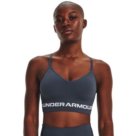 Under Armour Women's Seamless Low Impact Long Sports Bra - Black