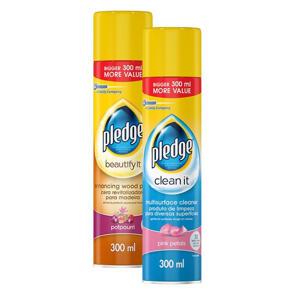 Pledge Furniture Polish 2-Piece Bundle