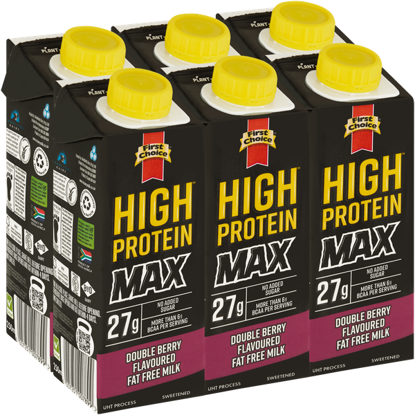 High-Protein MAX - Double Berry Flavoured - 1 x 6 Pack (250ml)