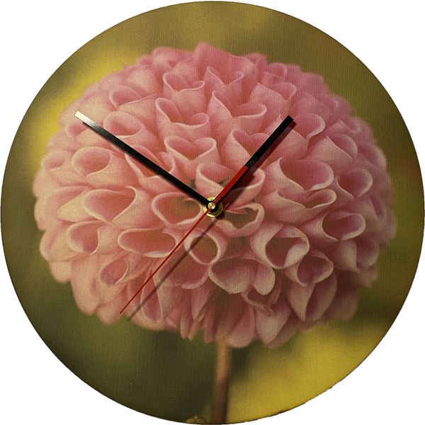 UnXusa - Canvas on MDF Wall Clock - Dandy Hearts