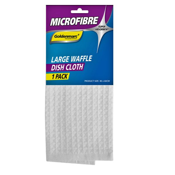 Goldenmarc 1 Pack Microfibre Large Waffle
