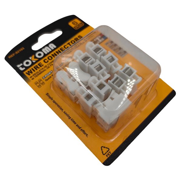Tokoma 2-Port Quick Wire Connectors (6pcs)