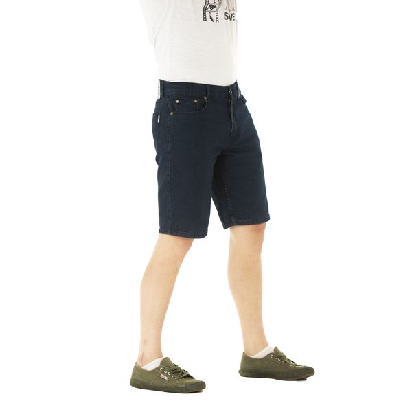 Stretch Denim Short Blue