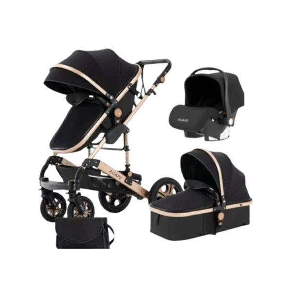 Lightweight Travel System Pram Set-Black | Shop Today. Get it Tomorrow ...