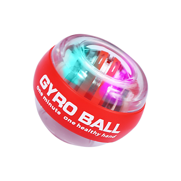 Red Colored Light Wrist Power Ball Carrying Bag and Wrist Rope