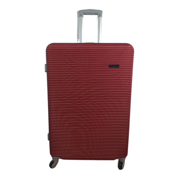Smte - 1 Piece Hard Outer Shell Luggage Set- Red 60