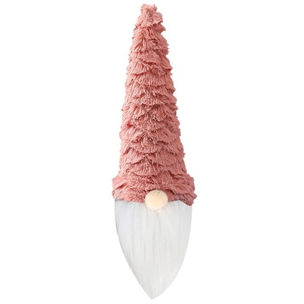 Christmas Hat Champagne Bottle Cover for Dinner Table Decor(Pink)