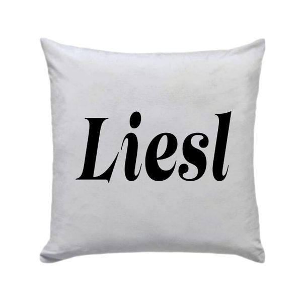 Liesl 30 x 30cm - Cushion/pillow with Vinyl Letters gift present