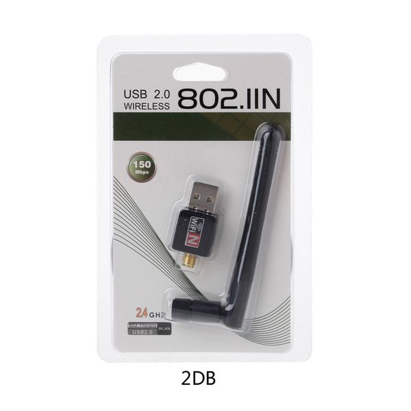 Mini USB WiFi Adapter 150Mbps with 5dBi Antenna PC &amp; Laptop