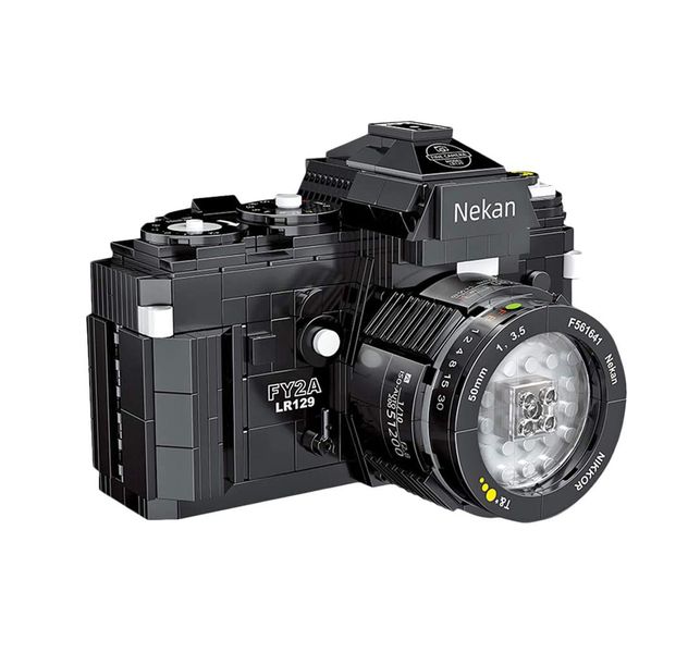 Retro Camera Building Blocks Set - 627 Pieces