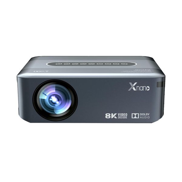 XNANO X1 - 8K Decoding Projector, 1080p HD, 4K, Android 9.0, Dual WiFi