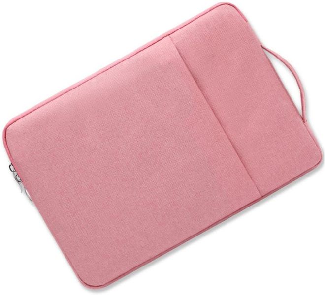 Splashproof Laptop Sleeve with Handle-Macbook/Laptop 14/14.5 Inches-Pink