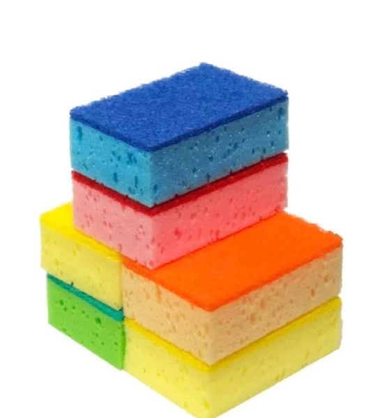 Liao Sponge With Scouring Pad (6 Pack) Ideal For Cleaning Most Areas