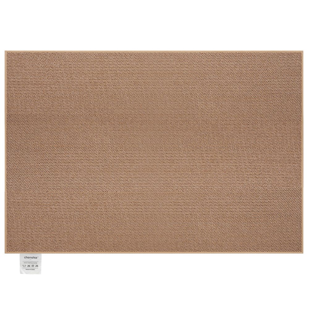 Chenshia Seagrass Fibre Rug Woven Fibre Area Carpet NonSlip 190x130cm