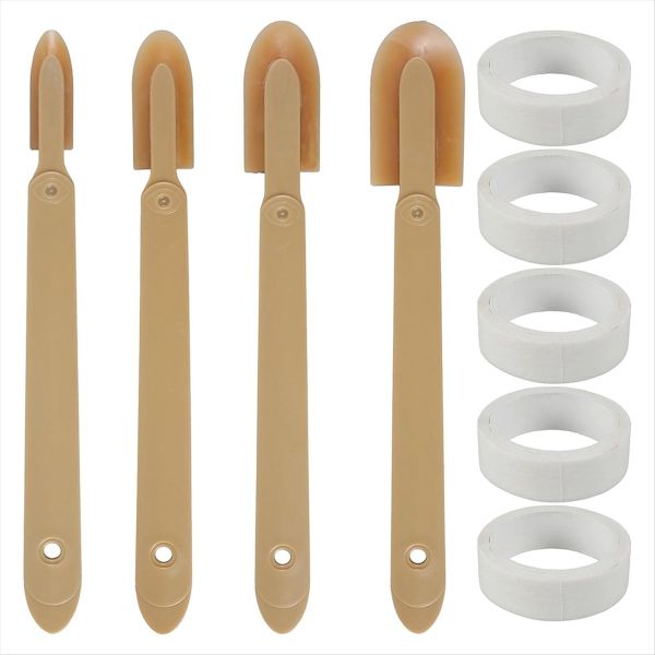 4Pcs Rubber Caulking Tool Caulking Spatulas Caulk Finishing Tool A