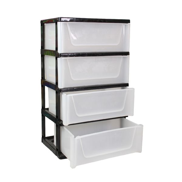 nuware 4-Drawer Room Organiser Unit