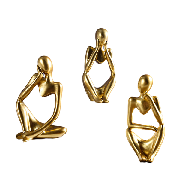 Creative Reflections Character Ornament Decoration Desktop Artwork.(3PCS)