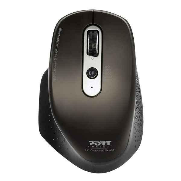 Port Office Executive Rechargeable Bluetooth Mouse Combo - Black