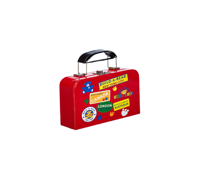 BUILD A BEAR Red Suitcase - 022693