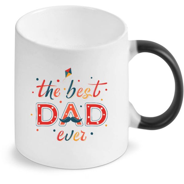 The Best Dad Ever Birthday Christmas Father's Day Gift Magic Coffee Mug