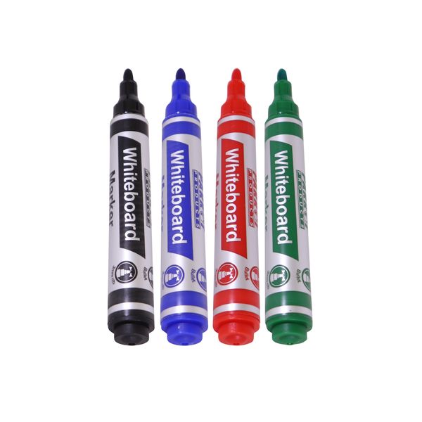 Whiteboard Marker (Bullet Tip - Pouch 4) Set of 4