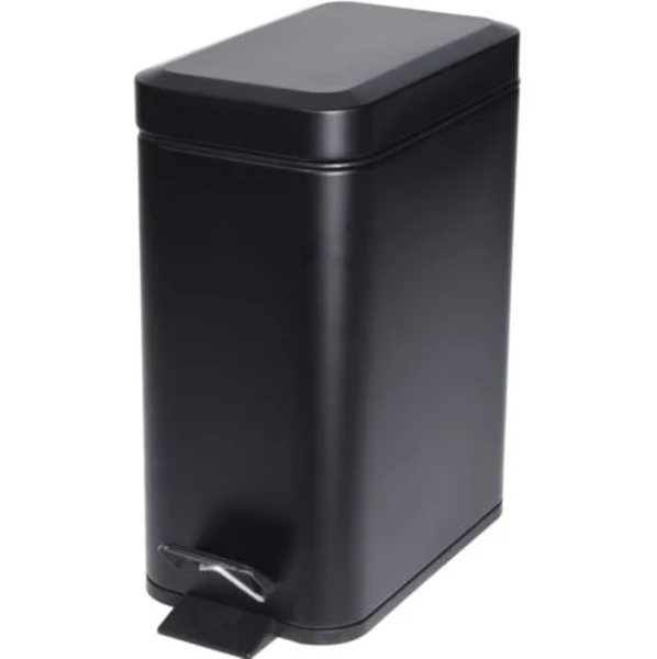 Black Pedal Bin - 5 Liter