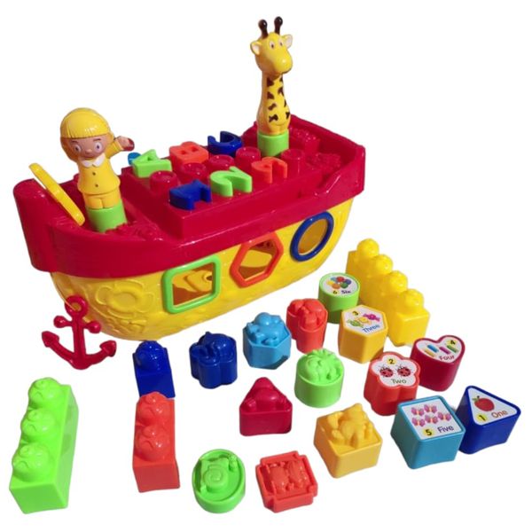 Baby Educational Boat Toy with Shapes-Numbers-Children's Toy