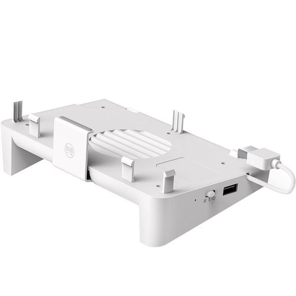 Console base with flat cooling fan Switch Dock for Switch OLED