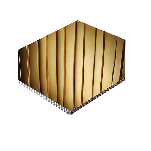 Troglass Mirror Gold 3 x 301 x 608mm