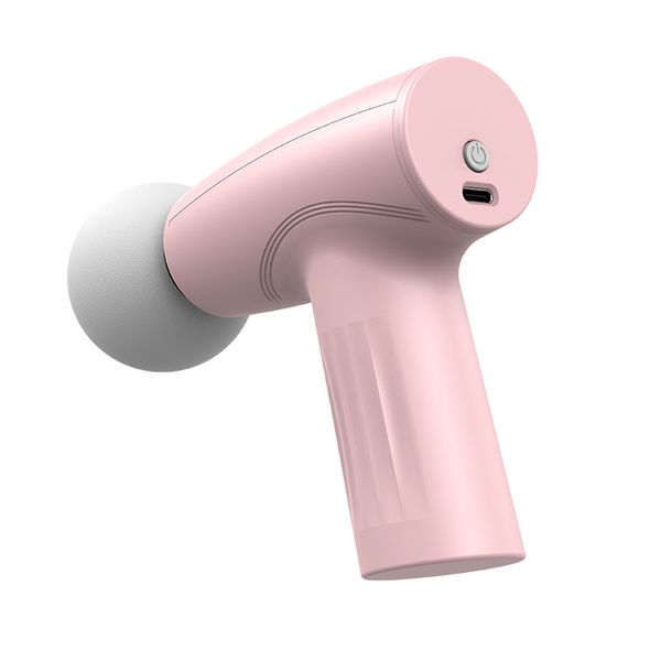 Massage Gun, Portable Pocket-Sized Deep Tissue Mini Massager Gun (Pink)