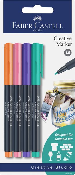 Faber-Castell Creative markers 4's