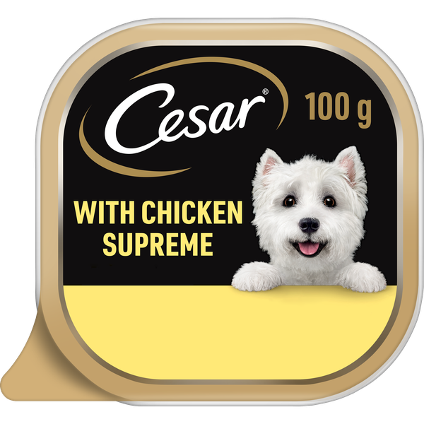 Cesar Adult Wet Dog Food with Chicken Supreme 24 x 100g