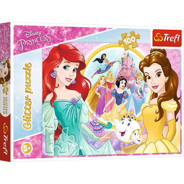 Trefl Puzzles 100 Glitter bella /ariel