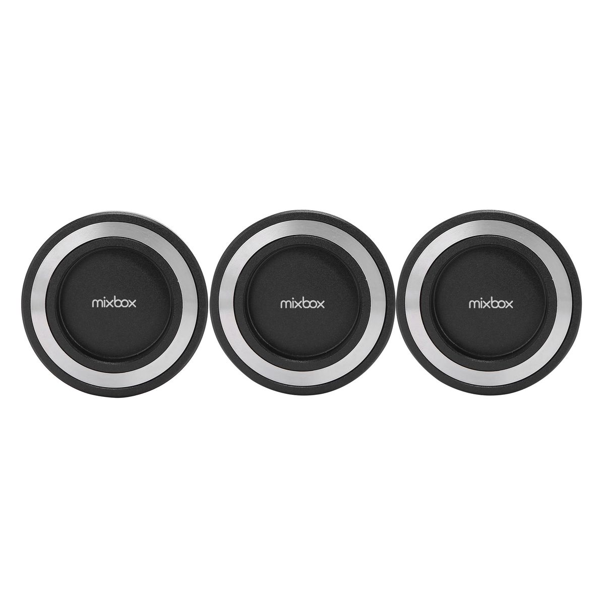 Mix Box Wall Mount Magnetic Hair Dryer & Nozzle Holder - 3 Piece
