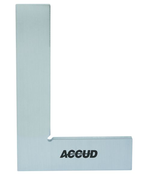 Accud - 90 Flat Edge Square Din875 Grade 0 150 x 100mm