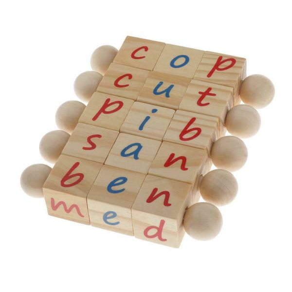 The Montessori Phonetic Reading Blocks