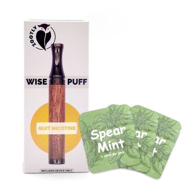 WisePuff Quit Smoking Inhaler and Flavours (3 Packs) - Spearmint