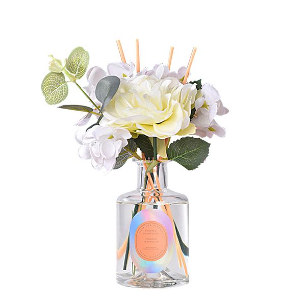 200ml Reed Diffuser Set Scented Diffuser Home Bathroom Fragrance &amp; Sticks