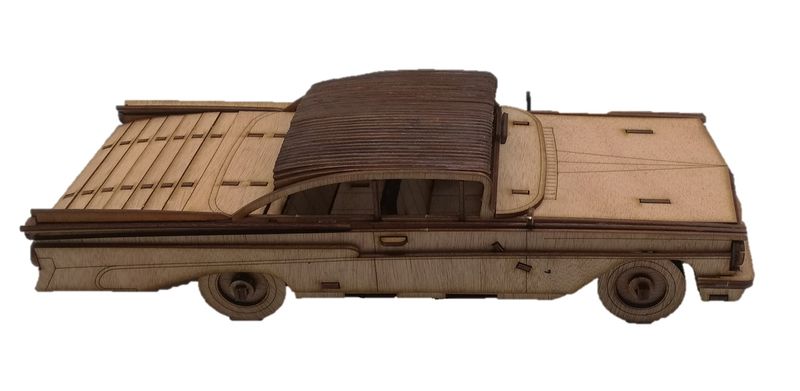 Pontiac Strato Vehicle 3D Puzzle Car Wooden 3D Model DIY Classic Car Puzzle