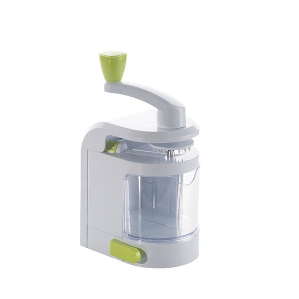 Multi-Functional Hand-Crank Vegetable Cutter Safe Blades and Large Capacity
