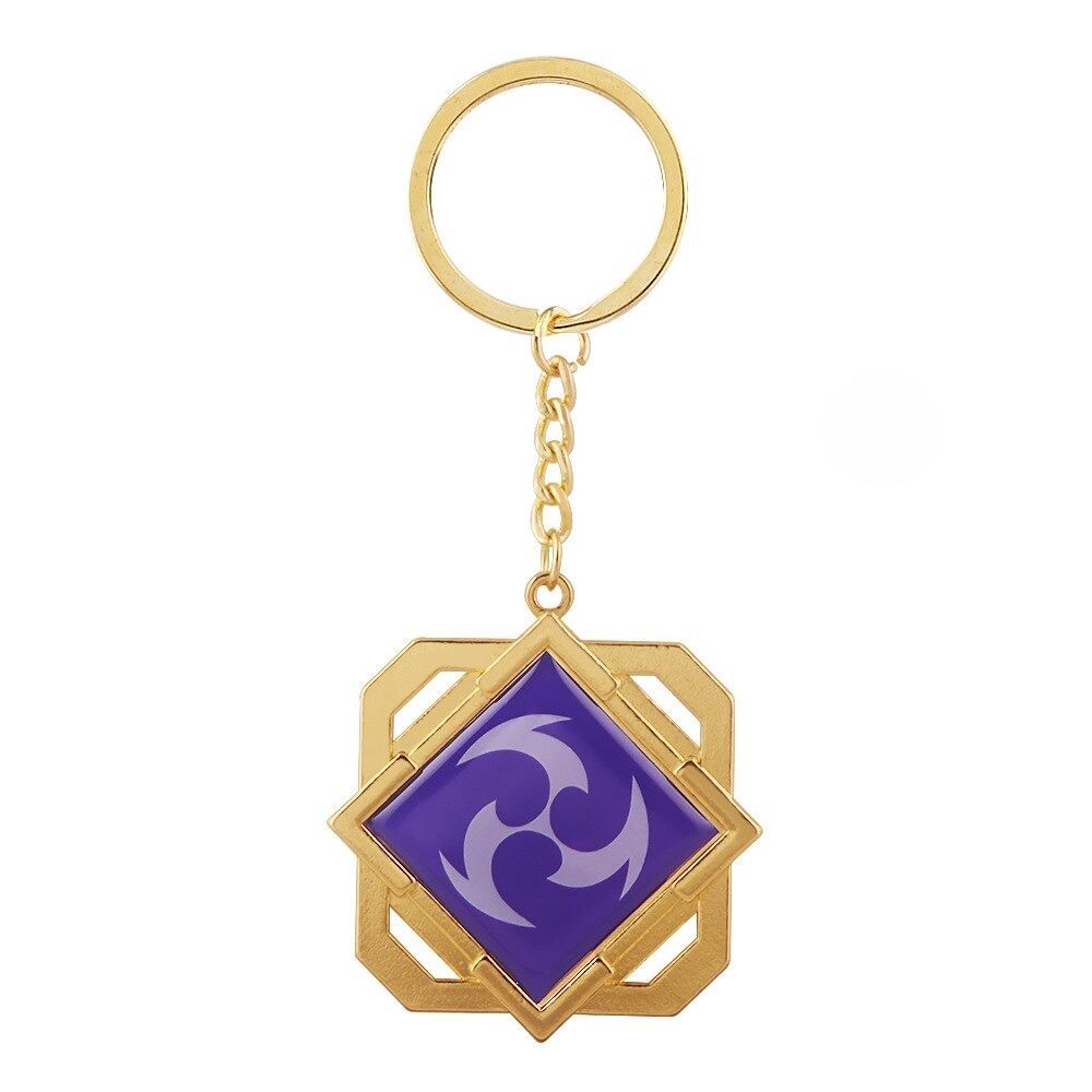 Genshin Impact Video Game Element Vision Pendant Keyring/Keychain ...