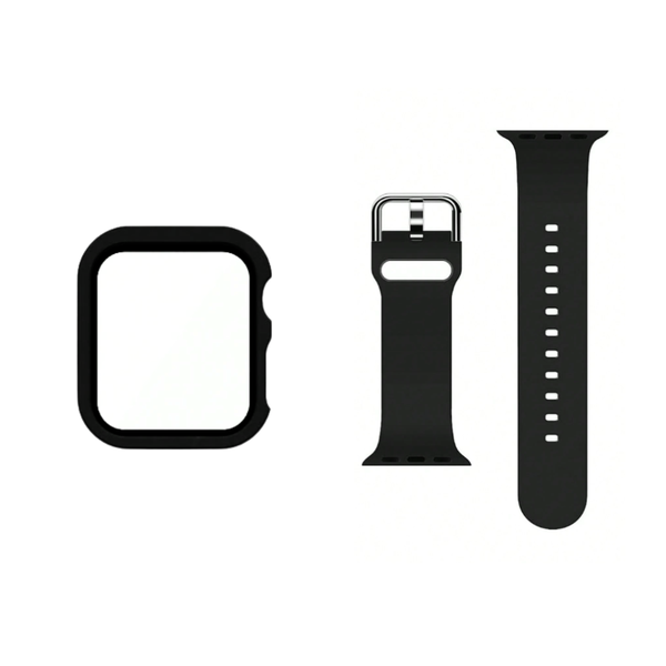 41mm Hard Case Protector &amp; Watch Band compatible with Apple watch