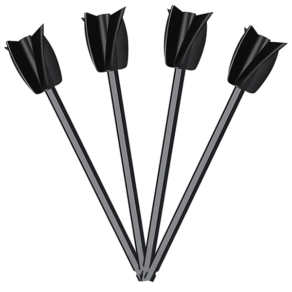 4Pcs Epoxy Mixing Stick Paint Stirring Rod With Drill Chuck (White)