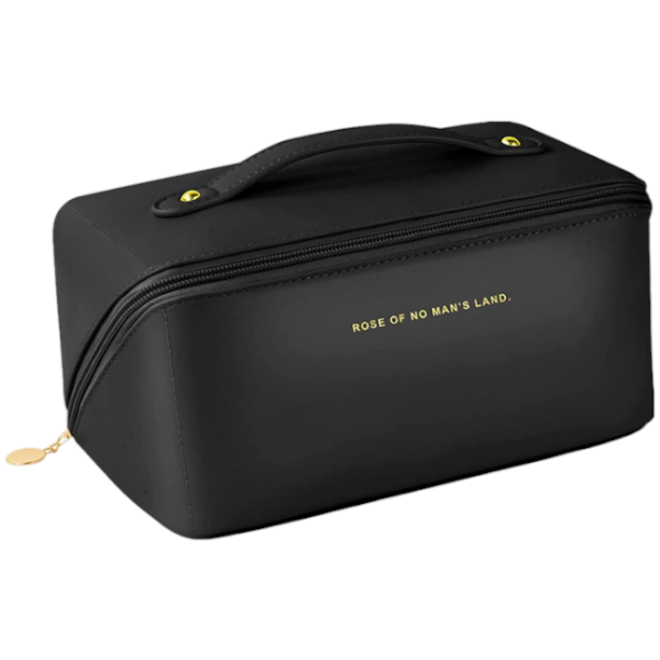 Portable Cosmetic Travel Organizer Case - Black