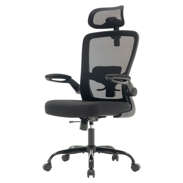 300 LBS Ergonomic Home Mesh Office Chair with Adjustable Lumbar Support