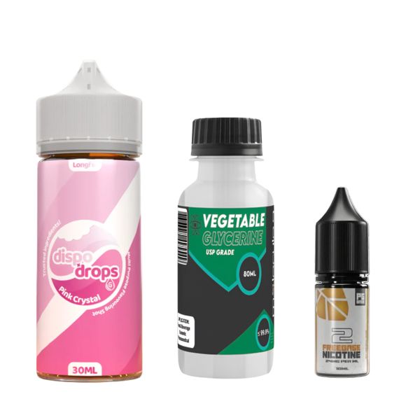 Dispo Drops Longfill Combo 120ml - Pink Crystal - 2mg