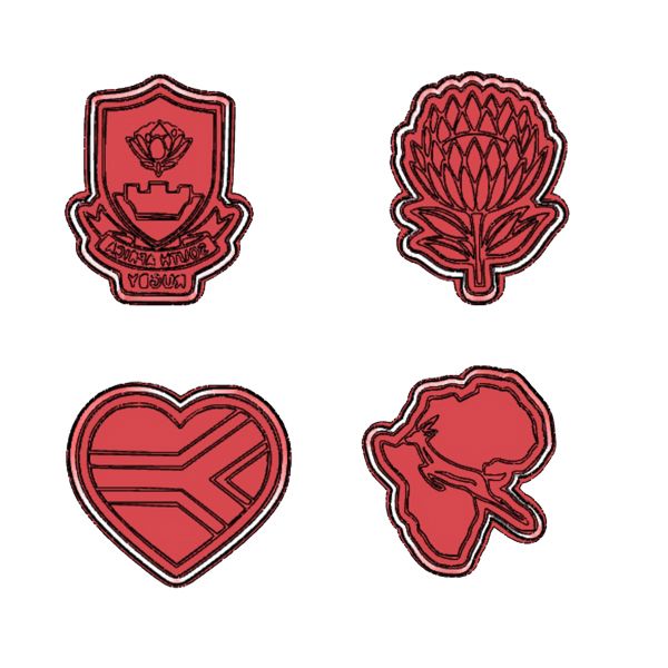 South Africa Cookie Cutter Set (4 Piece)