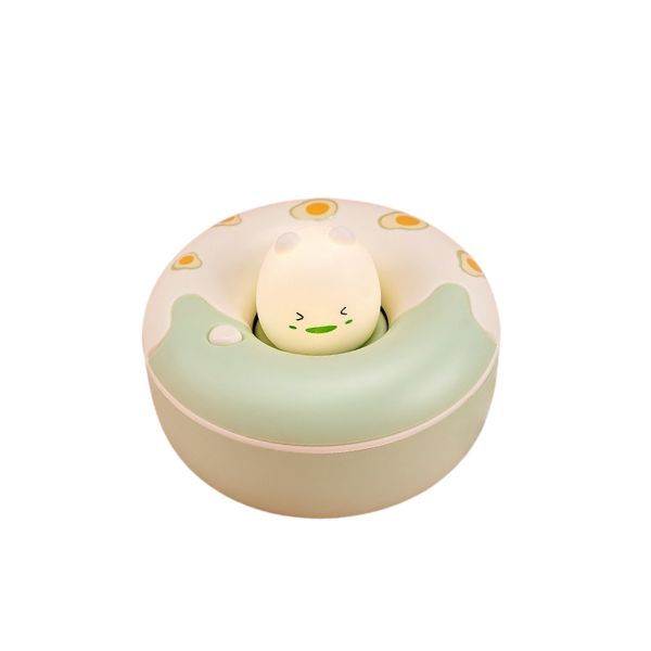Cute Donut Night Light - Desk Lamp - Pink