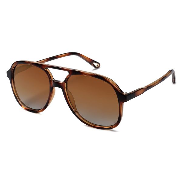 High Quality Retro Polarized Aviator Sunglasses Womens Mens